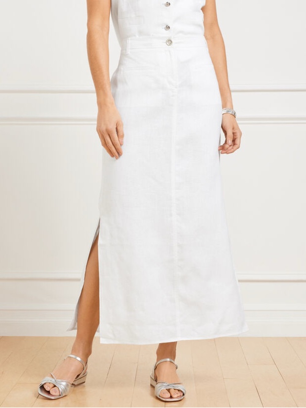 Talbots Classic Linen Trouser‎ Skirt Size 12P